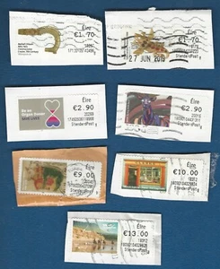 IRLAND (0922 00) GESTEMPELT 7 X SELBSTKLEBENDE BRIEFMARKEN 41,20 EURO - Bild 1 von 1