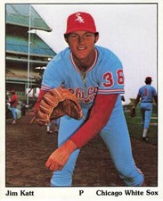 JIM KATT 1975 SSPC PUZZLE BACK CHICAGO WHITE SOX
