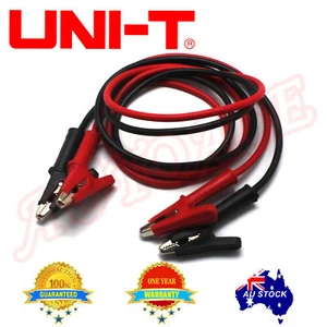 Test Leads for Multimeter Meter Power Clips alligator High Current Soft cable OZ - Imagen 1 de 2