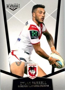 2015 ST GEORGE ILLAWARRA DRAGONS NRL Card DYLAN FARRELL Elite - Picture 1 of 2