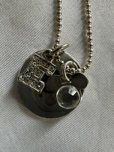 Hermoso Collar Cadena Plata Mickey Mouse B16 - Imagen 1 de 7