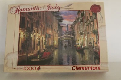 Romantic Italy 1000 Piece Jigsaw Puzzle New Sealed Clementoni 39218 Venezia - Image 1 of 2