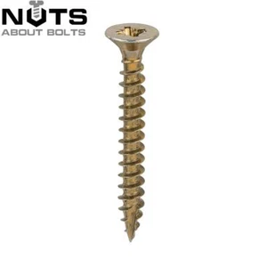 4.5mm WOOD SCREWS COUNTERSUNK POZI CHIPBOARD TIMBER MULTI PURPOSE SCREWS - Picture 1 of 1