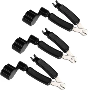 3 in 1 Guitar Tool Set String Winder Cutter Bridge Pin Puller Accessories - Picture 1 of 7