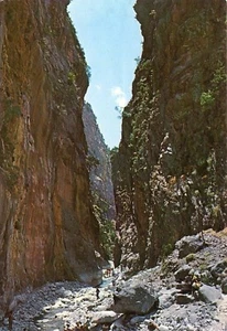 Postal antigua - Creta - El barranco de Damaria - Imagen 1 de 1