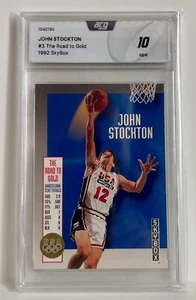 1992 Skybox John Stockton The Road to Gold #USA3 - ACG 10 - Bild 1 von 2