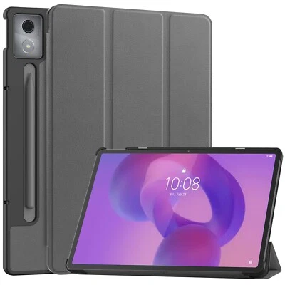 Funda inteligente magnética con soporte de cuero tipo folio de 12,7"" para Lenovo Idea Tab Pro Foto 1 de 4
