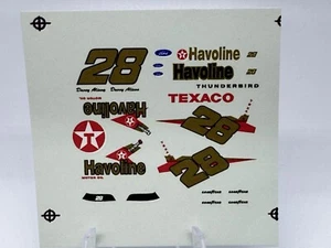 HO Scale Slot Car Water Slide Decal, Silk Screen w/ White NOT A COPY - NEW - Picture 1 of 1