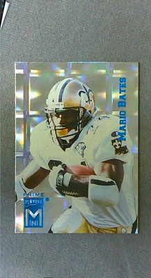 1995 Playoff Prime Mini #8 Mario Bates Saints - Image 1 of 2