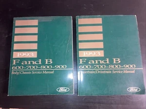 1993 Ford F & B 600 700 800 900 Shop Service Manual 1 2 Free Shipping - Picture 1 of 2