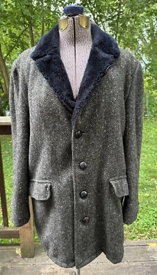 Lakeland Ropa Deportiva De Colección Lana Pesada Sherpa Forrada Chaqueta Coche Abrigo Para Hombres 42 Foto 1 de 4