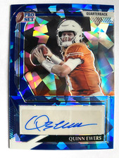 2022 Leaf Pro Set Metal Blue Crystals #QE1 Quinn Ewers Autograph RC #16/25