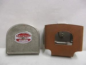Vintage Mollimex Favorit #167 Tape Measure with Belt Clip Made in Germany - Imagen 1 de 10