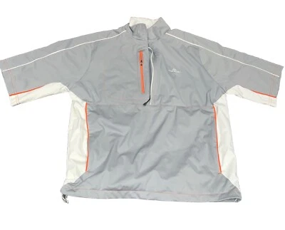 Chaqueta de golf Antigua talla XL para hombre manga corta camisa corta viento 1/4 cremallera ventilada vintage Foto 1 de 4