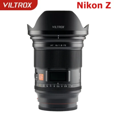 VILTROX 16mm F1.8 Ultra Wide Angle Auto Focus Full Frame Lens for Nikon Z-Mount - Image 1 of 4