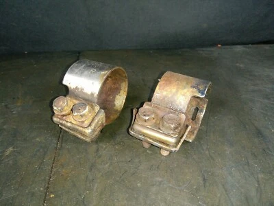 Honda CX500c CX500 1980 tubo de escape silenciador abrazaderas de cabezal soportes cx 500c 500 Foto 1 de 4