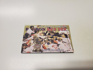RS20 Boston Red Sox 2005 MLB Baseball Pocket Schedule - Hood (TEAM/TROPHY)