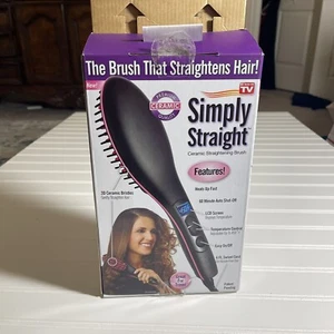 Simply Straight Ceramic Hair Straightening Brush As Seen On TV Tested - Picture 1 of 12