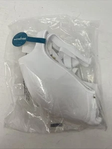 Vanity Fair STAR WHITE Body Caress Wirefree Bra US size 36D NEW with tags - Picture 1 of 3