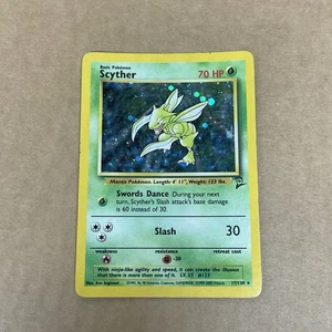 Scyther - Base Set 2 17/130 Rare Holo Pokemon TCG - MP - Bild 1 von 8