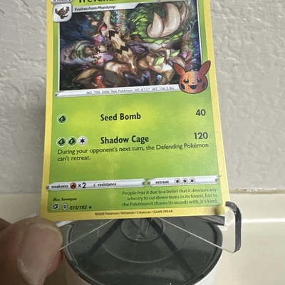 Trevenant Holo Bleed Error Trick or Trade Lost Origin Pokémon TCG 017/196 Promo - Image 1 of 4