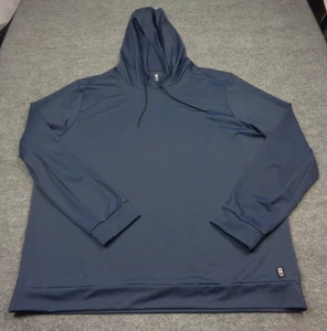 Sudadera con Capucha Rhone Para Hombre XL Azul Essentials Performance Elástica - Imagen 1 de 10