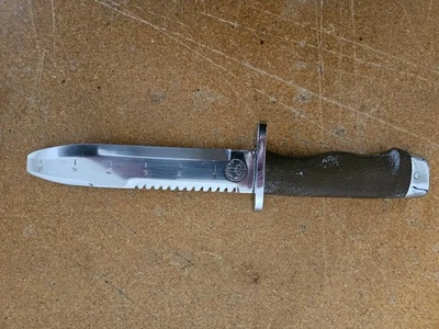 Vintage Aqua Lung US Divers Diving Knife Japan Stainless No Sheath - Image 1 of 4