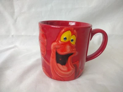 Disney Store Sebastian Mug The Little Mermaid 3D Quote Coffee Mug Tea Red VGC - Image 1 of 4