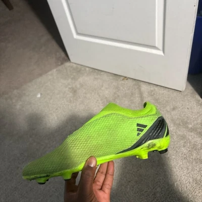 Adidas x Speedportal 4 GW8494 Unisex Neon Green Soccer Cleats Size M 9.5 W 10.5 - Image 1 of 3