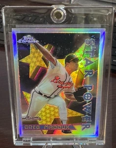 Topps 1996 refractor cromado Greg Maddux #3 Braves Hof (262) - Imagen 1 de 2