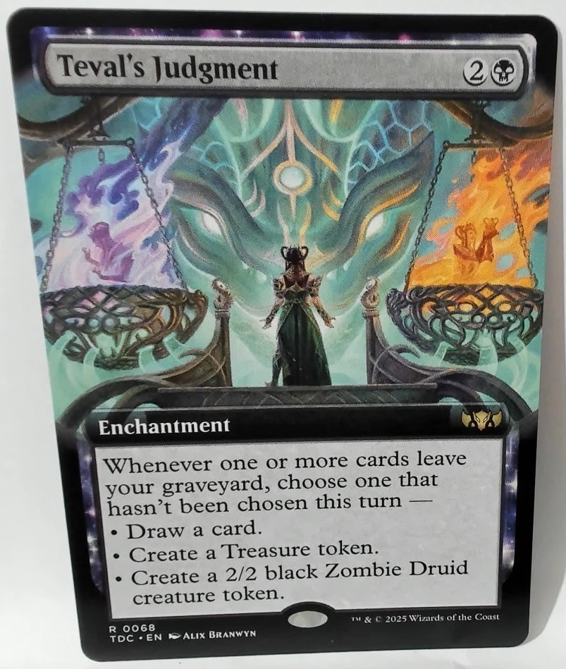 Teval's Judgment (Extended Art) borderless Regular 0068 NM/M - Image 1 of 1