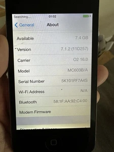 Apple iPhone 4 - 8gb - Black A1332 (GSM) - - Picture 1 of 3