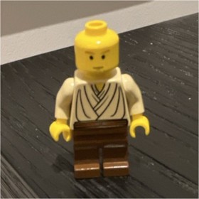 The LEGO Obi-Wan Kenobi minifigure from the 1st Jedi Defense set (7203-1), 2002