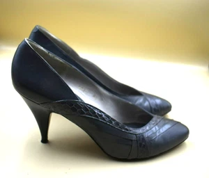 Evan Picone graue Schlangen-Heels, 8 1/2 M - Bild 1 von 10