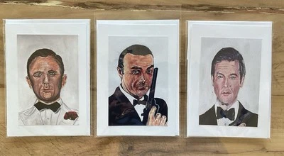 Tarjetas de felicitación James Bond, pack de 3 Foto 1 de 2