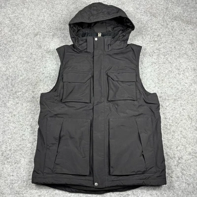 Duluth Thinsulate Water Resistant Full Zip Utility Vest Men’s LT Black Hoodie - Image 1 of 4