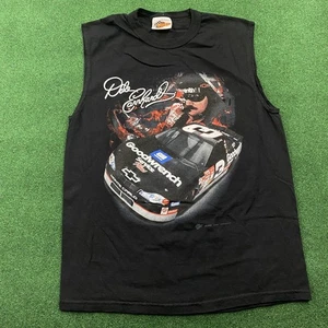 Vintage Dale Earnhardt Tank Top Shirt Mens L Black 90S NASCAR Goodwrench Racing - Picture 1 of 5