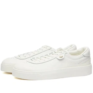 Zapatillas Adidas Nucombe de cuero en blanco y blanco roto - Imagen 1 de 6