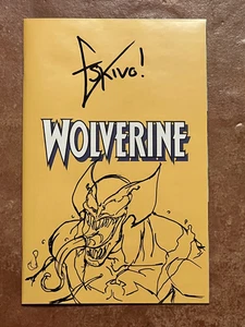 Wolverine #1 (2024) w/ Signed & VENOMIZED WOLVERINE Sketch/Remarque by ESKIVO!! - Picture 1 of 8