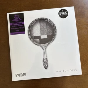PVRIS White Noise TRI COLOR STRIPED VINYL with DVD & 7" LTD to 600 sealed NEW - Picture 1 of 5