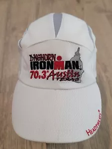 Cappello berretto Ironman 70.3 Austin TX Longhorn bianco uomo regolabile - Foto 1 di 7
