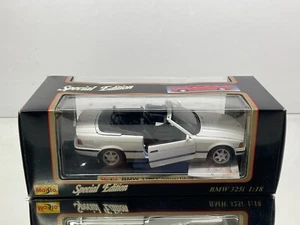 MAISTO 31812 BMW E36 325i CONVERTIBLE 1993 -ALPINE WHITE 1:18- GOOD IN BOX - Imagen 1 de 11