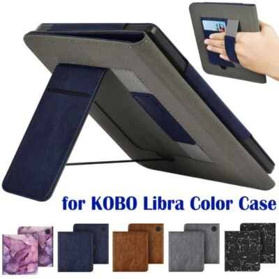 Auto Sleep/Wake 7 inch eReader Case Stand Funda for KOBO Libra Colour 2024