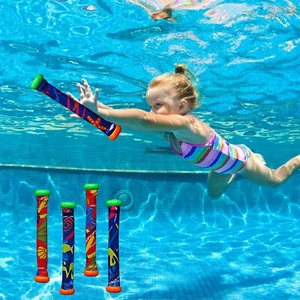 5PCS Underwater Dive Sticks Diving Toys Swimming Pool Toy Fun Game For Kids - Picture 1 of 8
