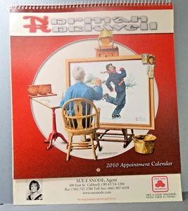 2010 Saturday Evening Post 12 Month  Appointment Calendar Business Handouts - Picture 1 of 9