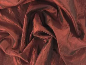 DRESS TAFFETA CRASH ELEGANT FABRIC FESTIVE WEAR DECORATIVE FABRIC WINE EUR 2.00/m SALE% - Picture 1 of 1