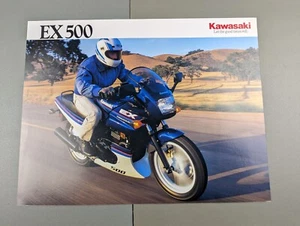 Kawasaki Ninja EX 500 Motorcycle 1990 Dealer Sales Brochure Original - Foto 1 di 2
