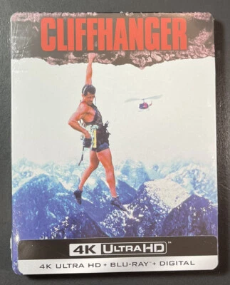 Cliffhanger [ Limited Edition STEELBOOK ] (4K Ultra HD + Blu-ray) NEW Foto 1 de 4