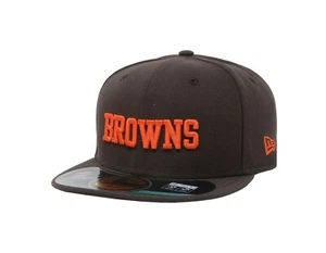 New Era 59Fifty Kids Boy Cap Cleveland Browns On Field Children Fitted Brown Hat - Picture 1 of 5