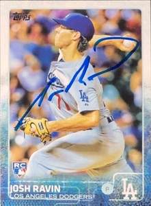 2015 Topps Update #US97 Josh Ravin Rookie Los Angeles Dodgers AUTO SIGNED - Picture 1 of 1